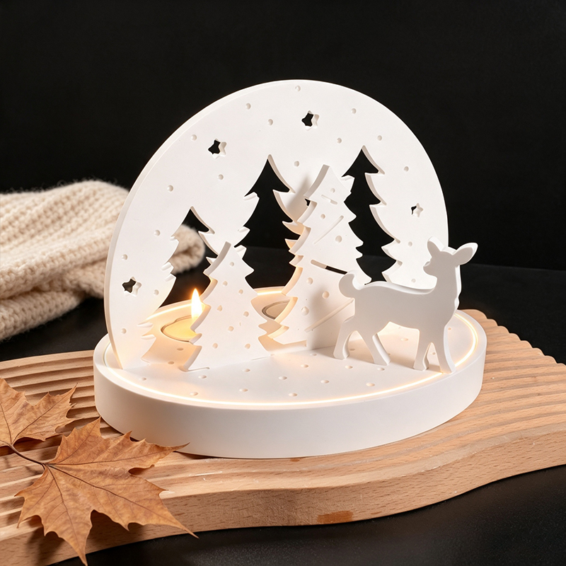 Noel Geyiği Tealight Mumluk Si - Candle Making Kit incelemesi ve fiyatı