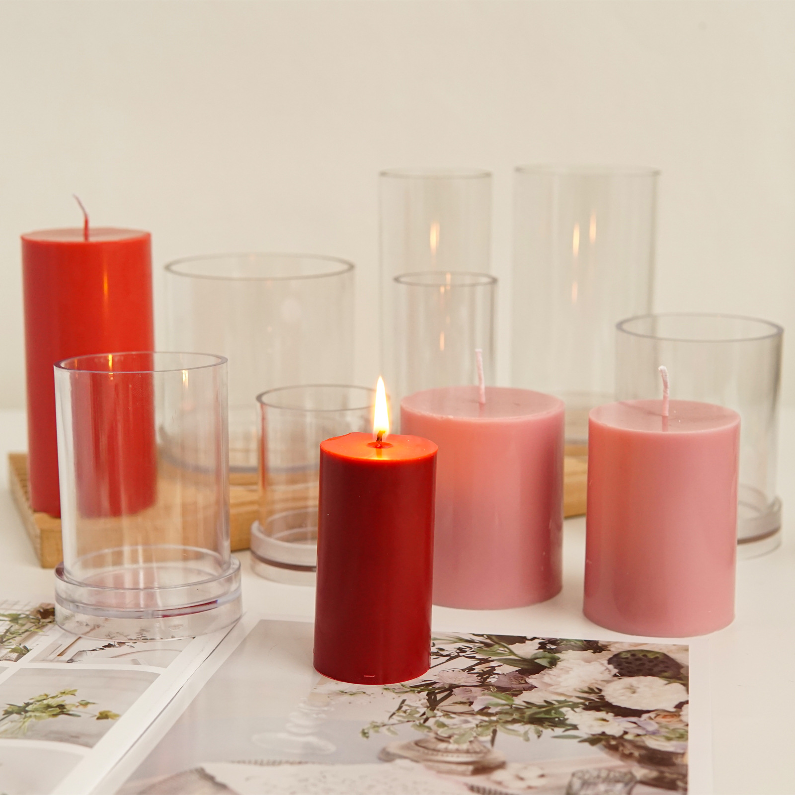 Çeşitli 3D Silindirik Mum Kalı - Candle Making Kit incelemesi ve fiyatı