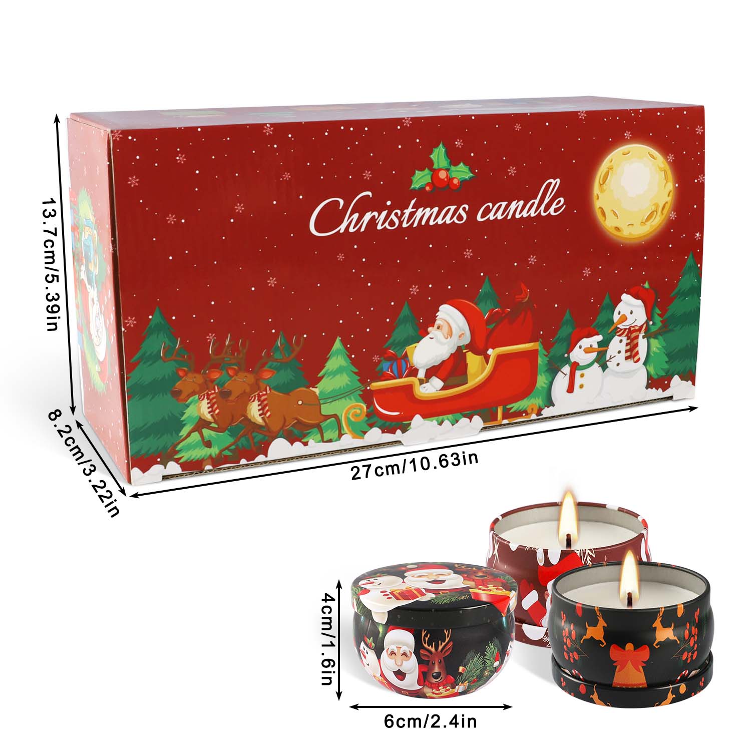 2.3 inç, 16 Parçalı Noel Kokul - Silk Candle incelemesi ve fiyatı