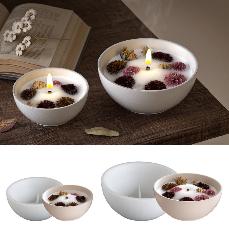 Yuvarlak Mum Kase Beton siliko - Candle Containers incelemesi ve fiyatı