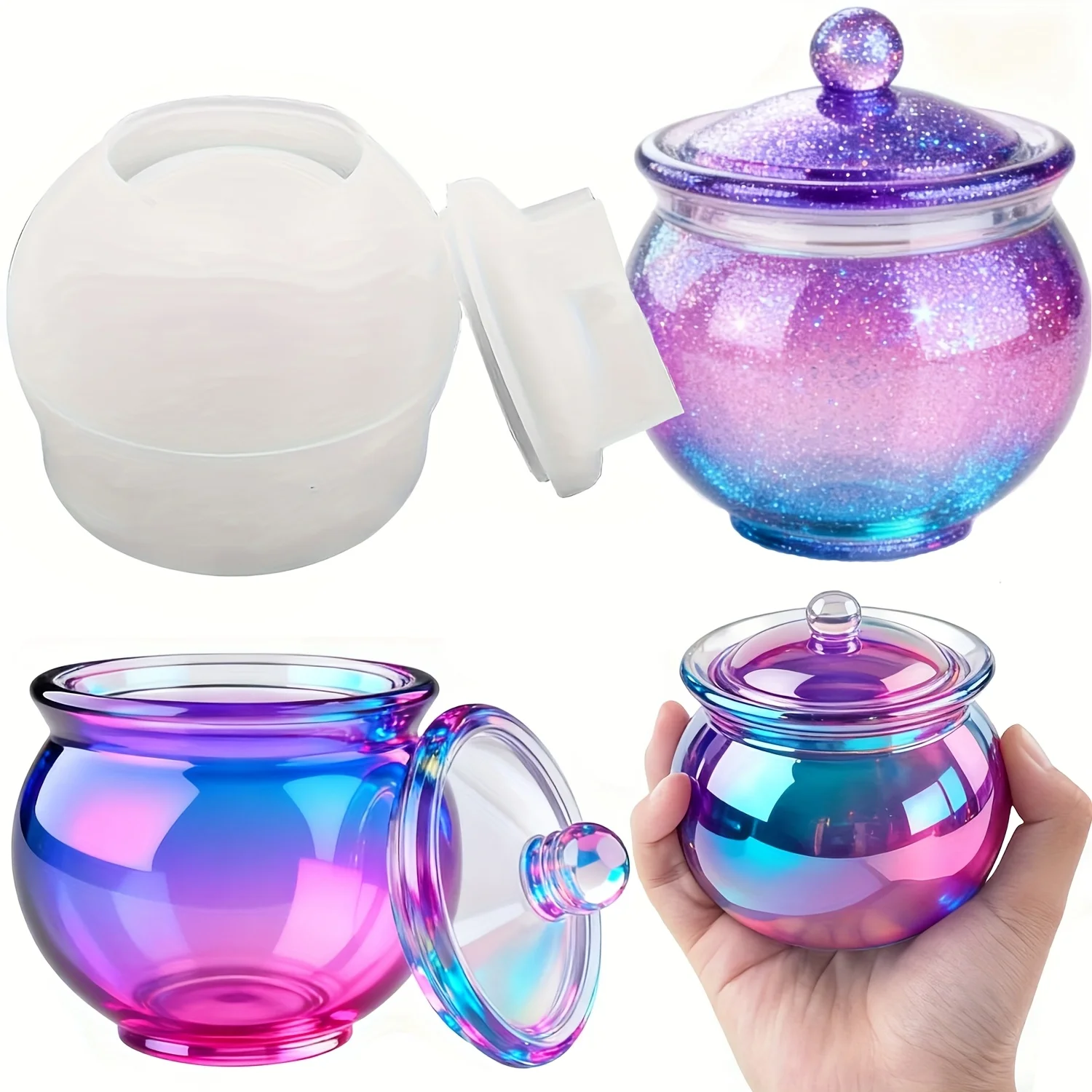 1 takım yuvarlak reçine kalıp  - Candle Molds incelemesi ve fiyatı